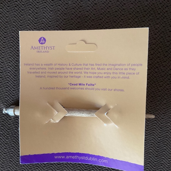 Silver plated Celtic Hair  accessory - Picture 5 of 6